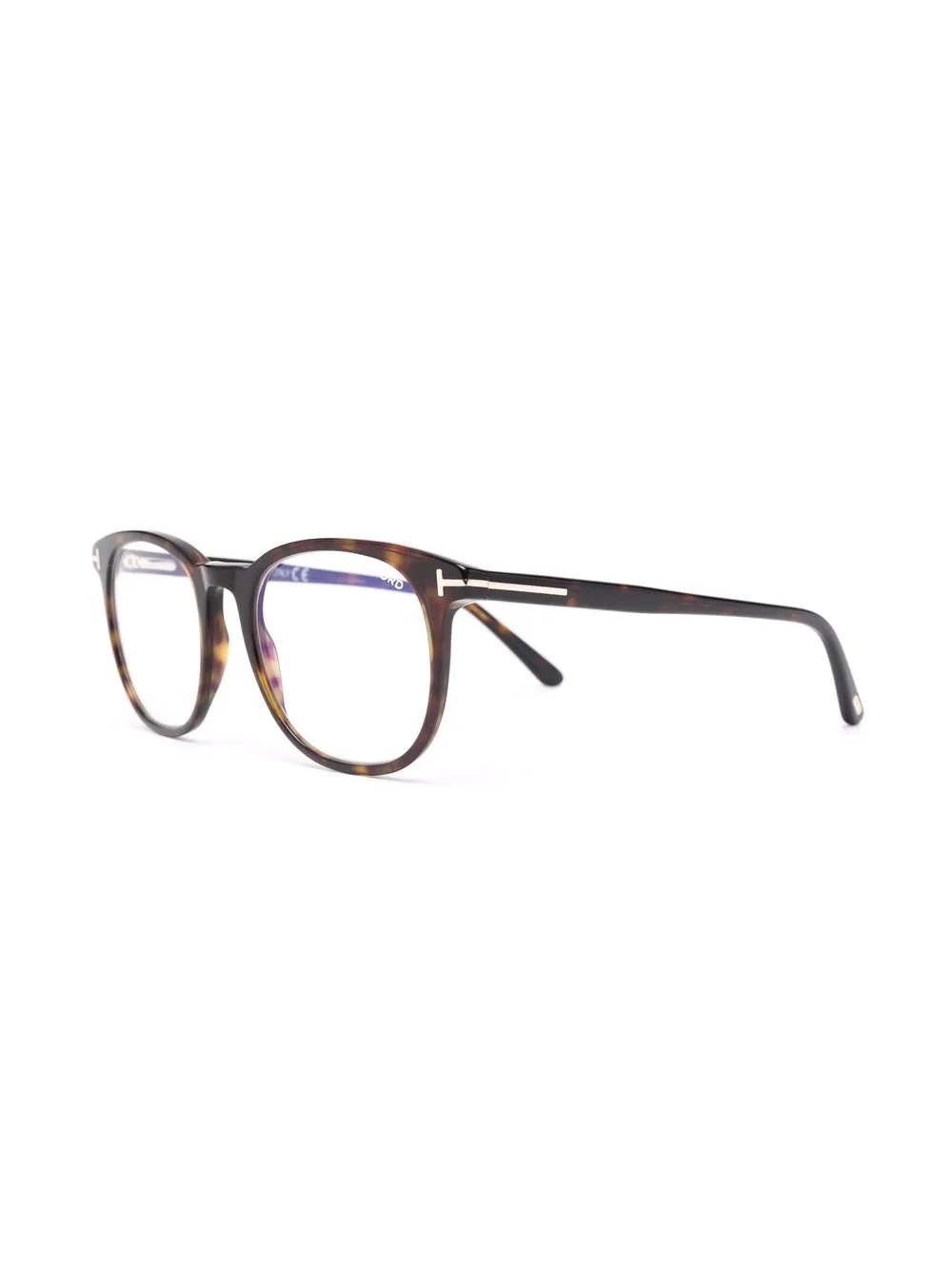 tortoiseshell round-frame glasses - 2