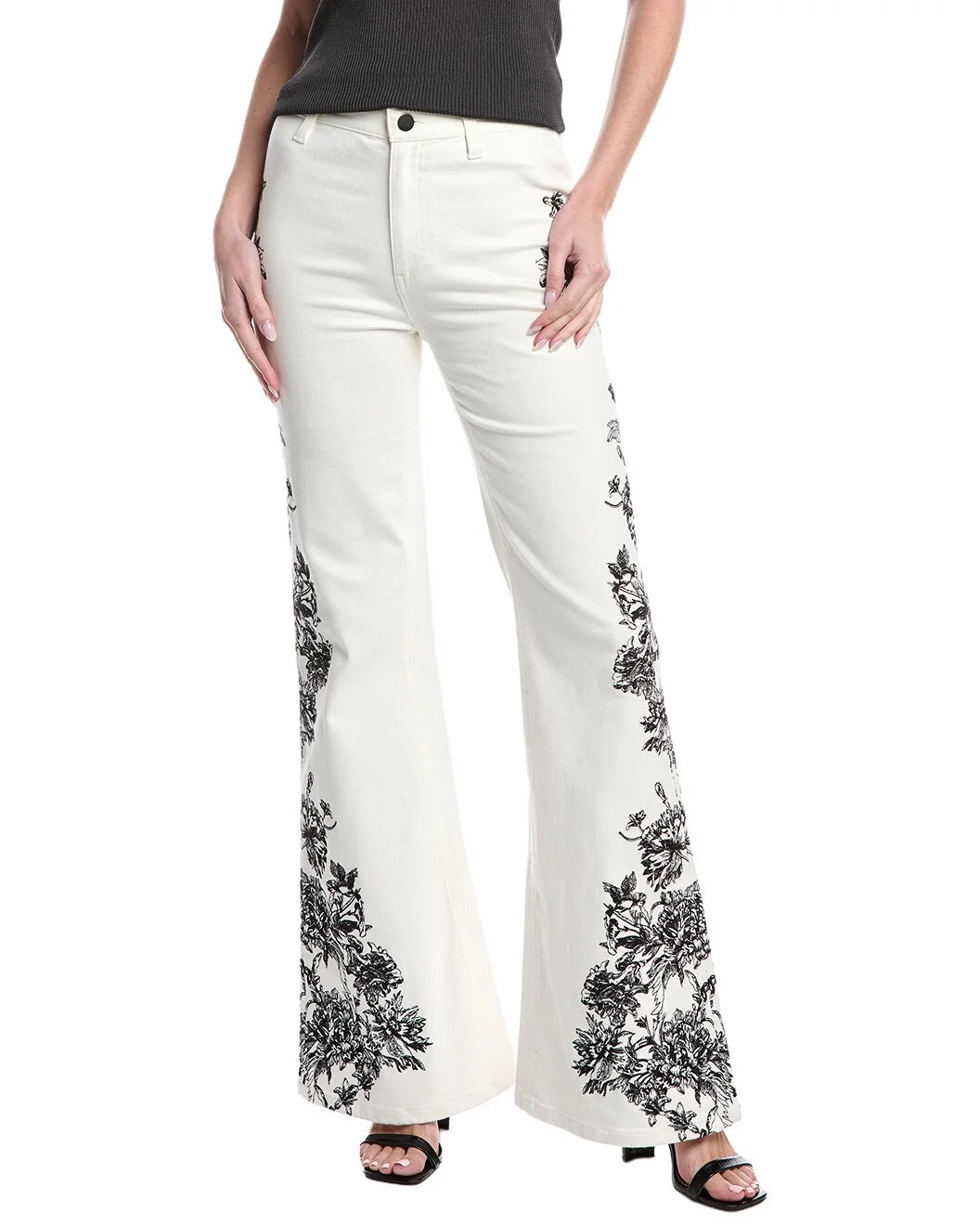 alice + olivia High-Rise Wide Leg Flare Pant - 1