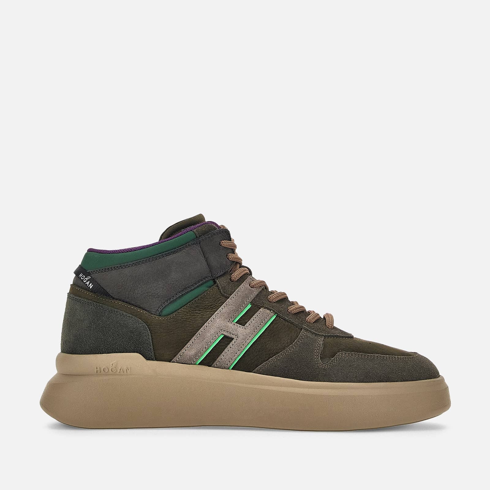 Sneakers Hogan H580 Mid-Top Green - 1