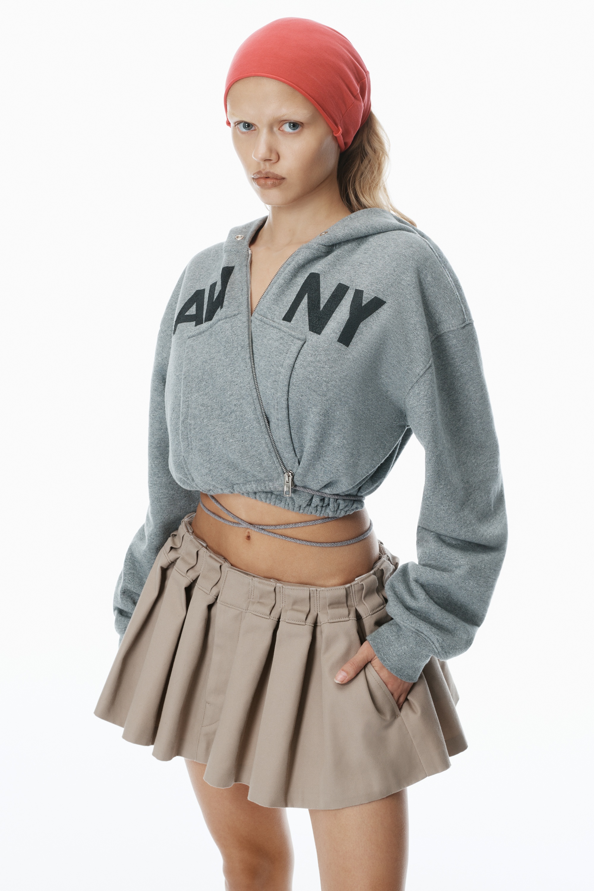 Box-Pleated Mini Skirt - 5