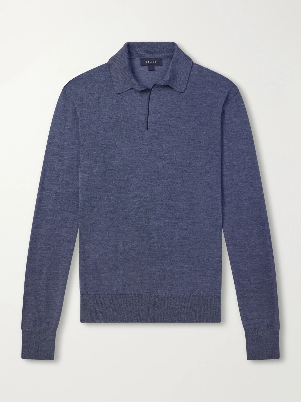 Lasca Virgin Wool Polo Sweater - 1