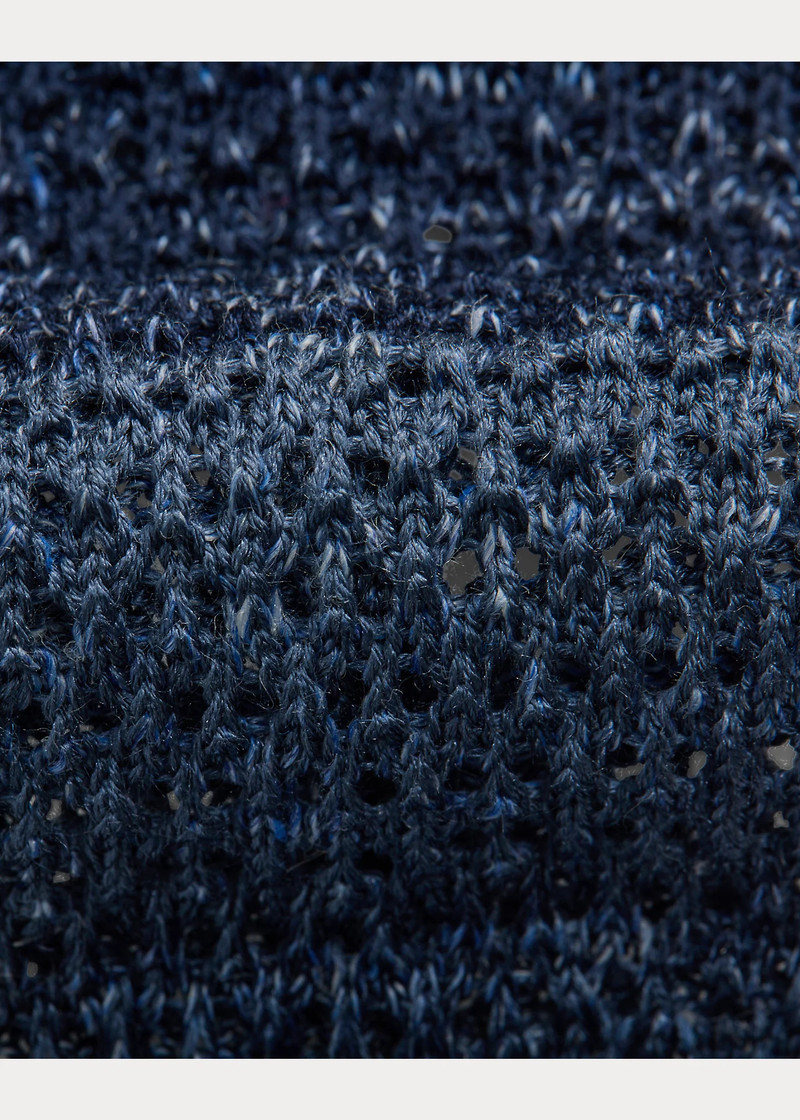 Striped Knit Silk-Linen Tie 3