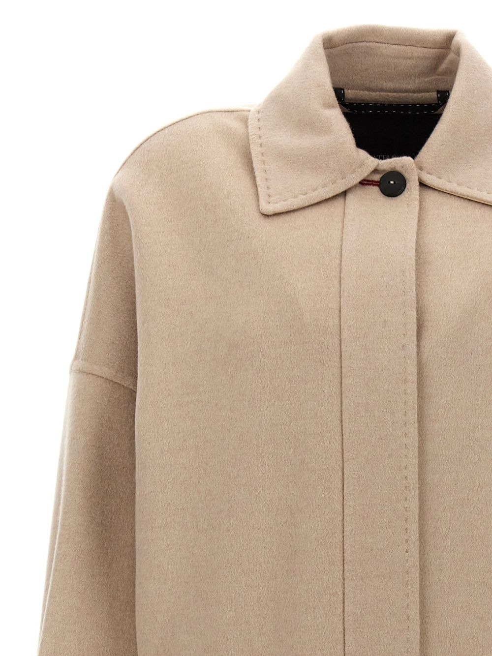 cashmere chemise coat - 3