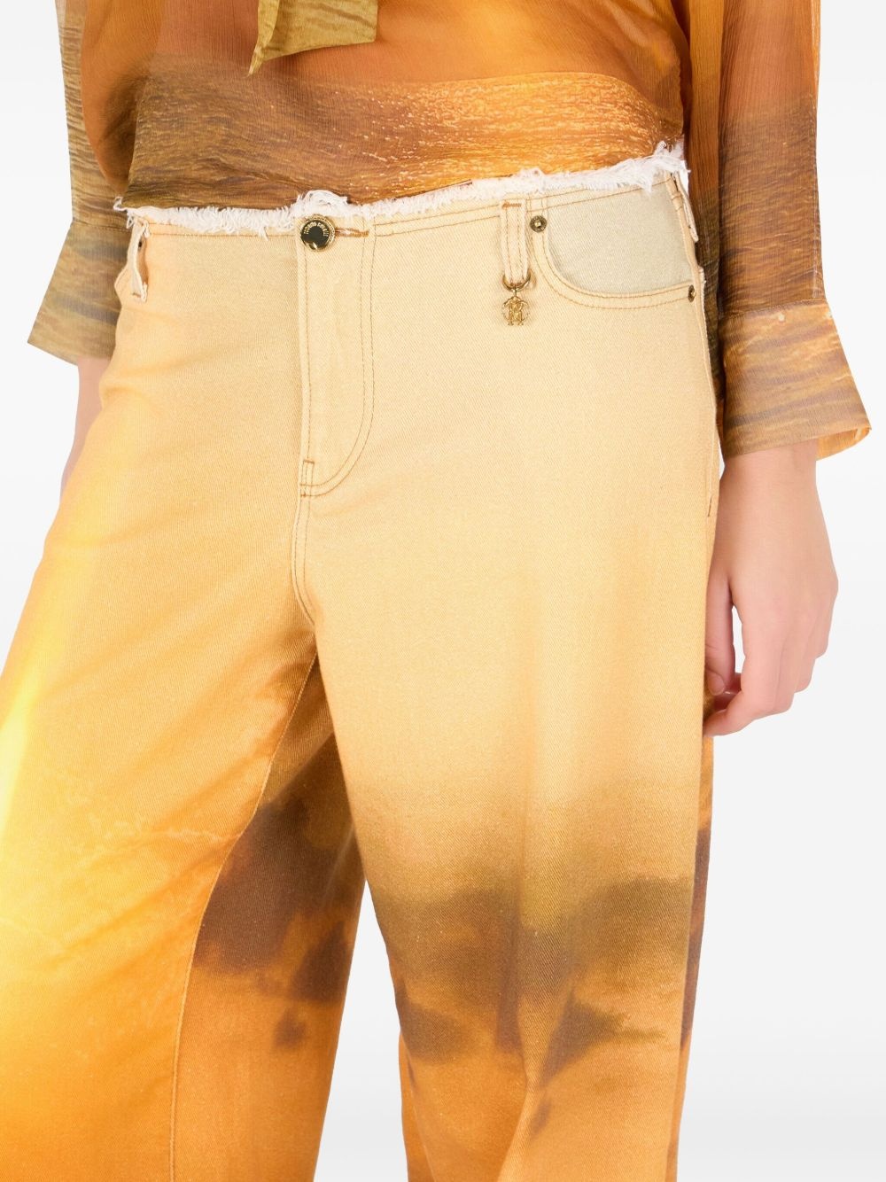 graphic-print trousers - 5