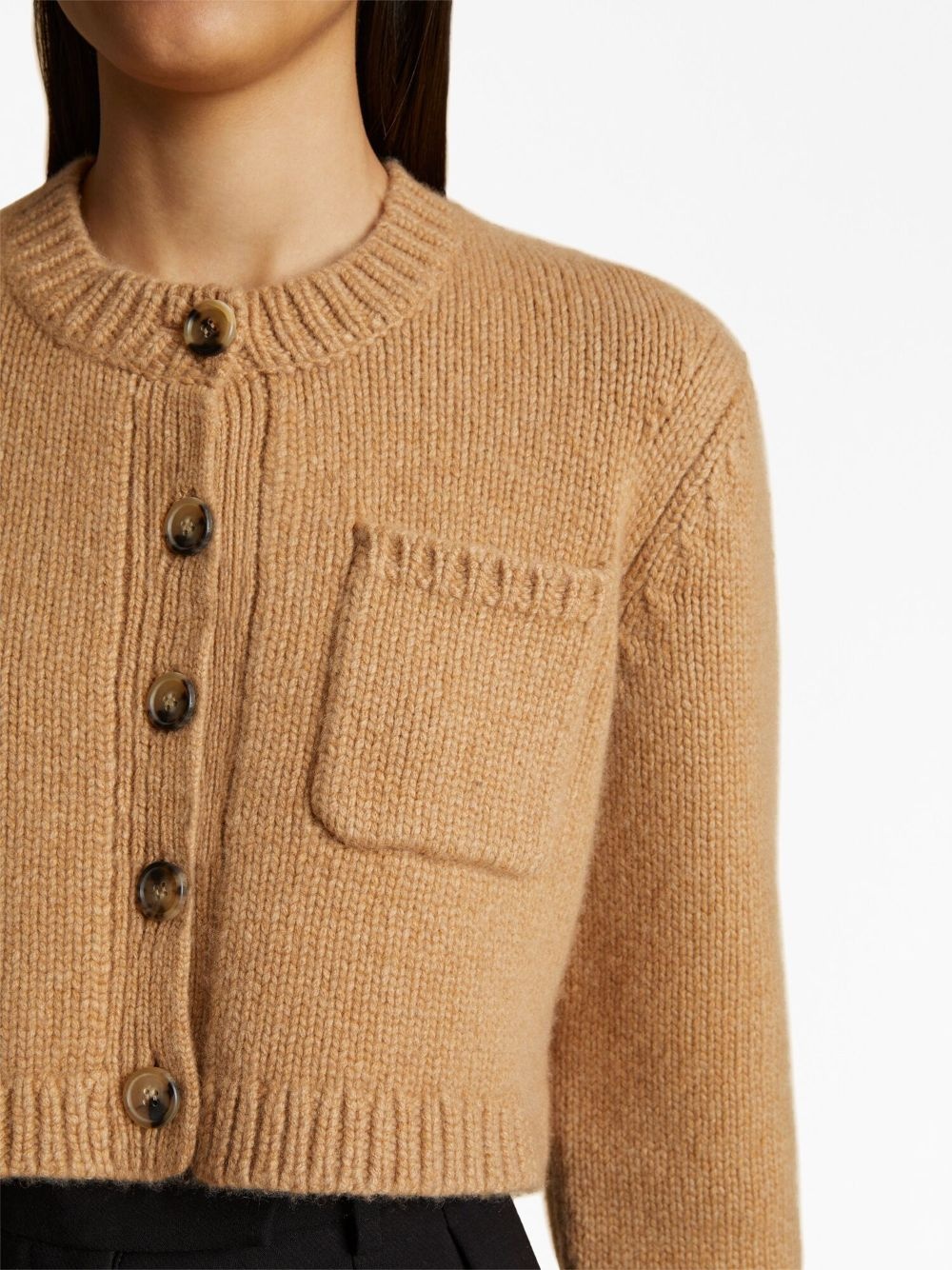 Lavan cropped cashmere cardigan - 6