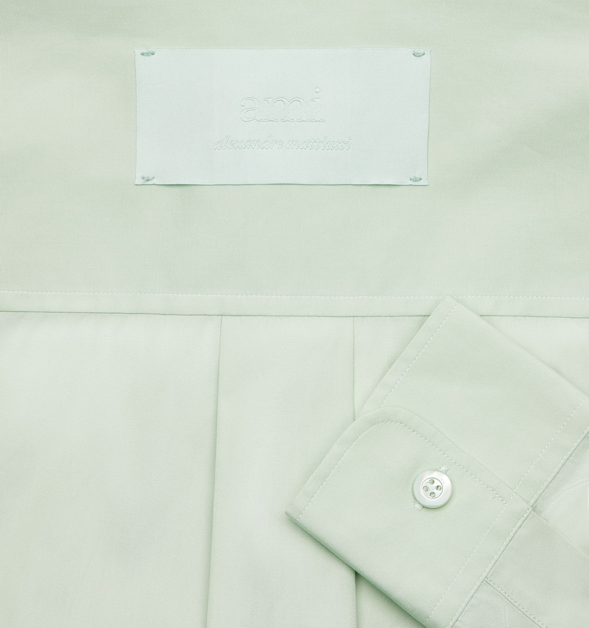 Shirt With Ami Satin Label - 4