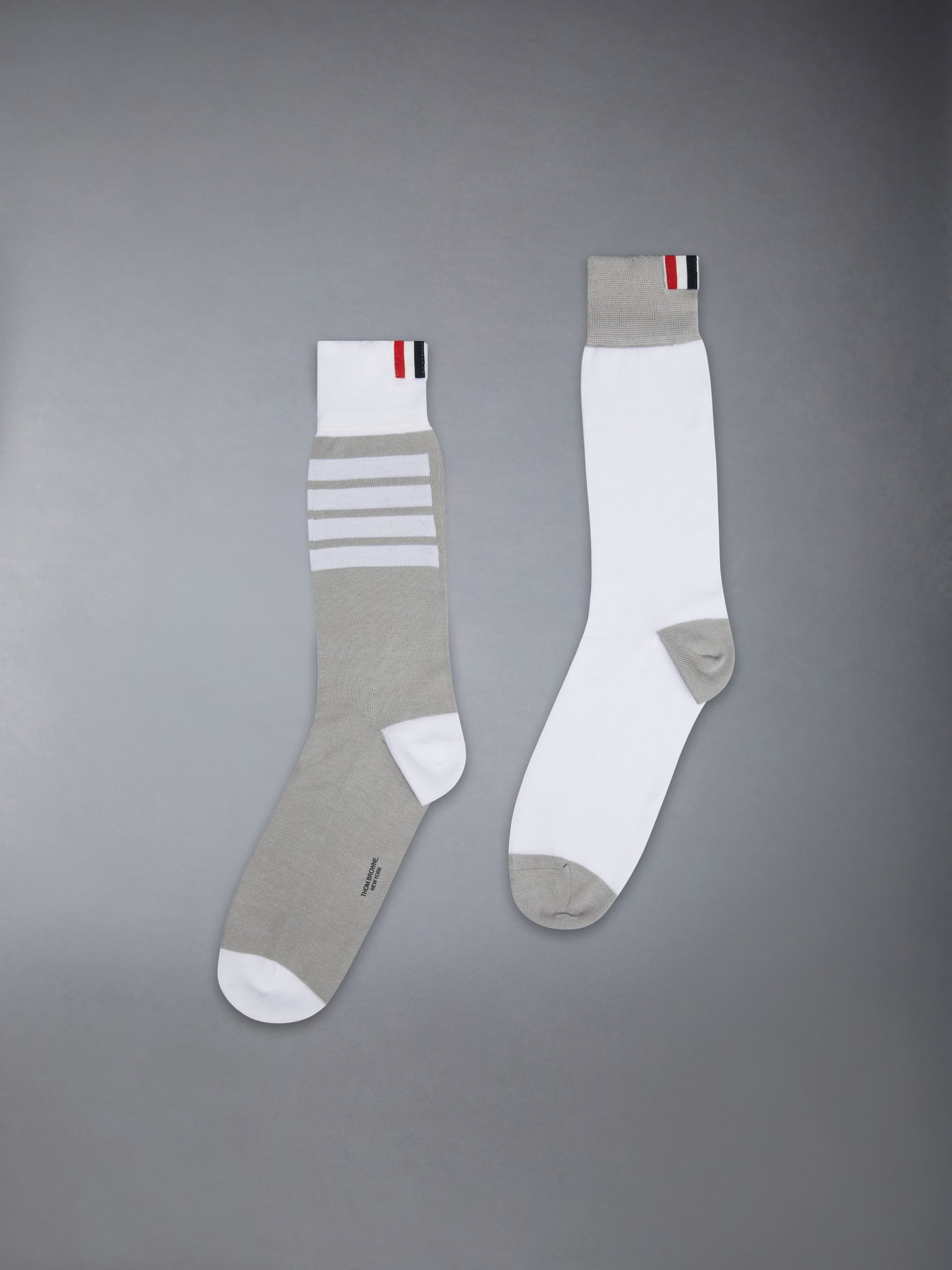 Funmix Classic 4-Bar Jersey Mid Calf Socks - 1