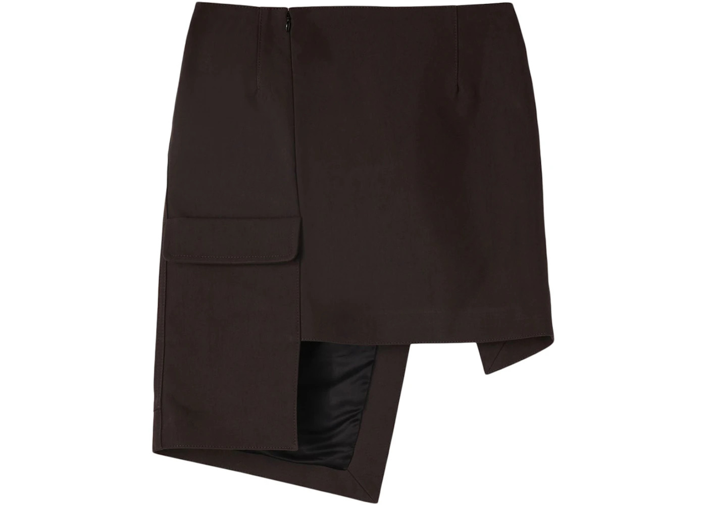 OFF-WHITE Asymmetric Cargo Skirt Black - 2
