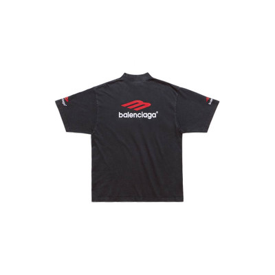 BALENCIAGA 3b Sports Icon T-shirt Medium Fit in Black Faded outlook