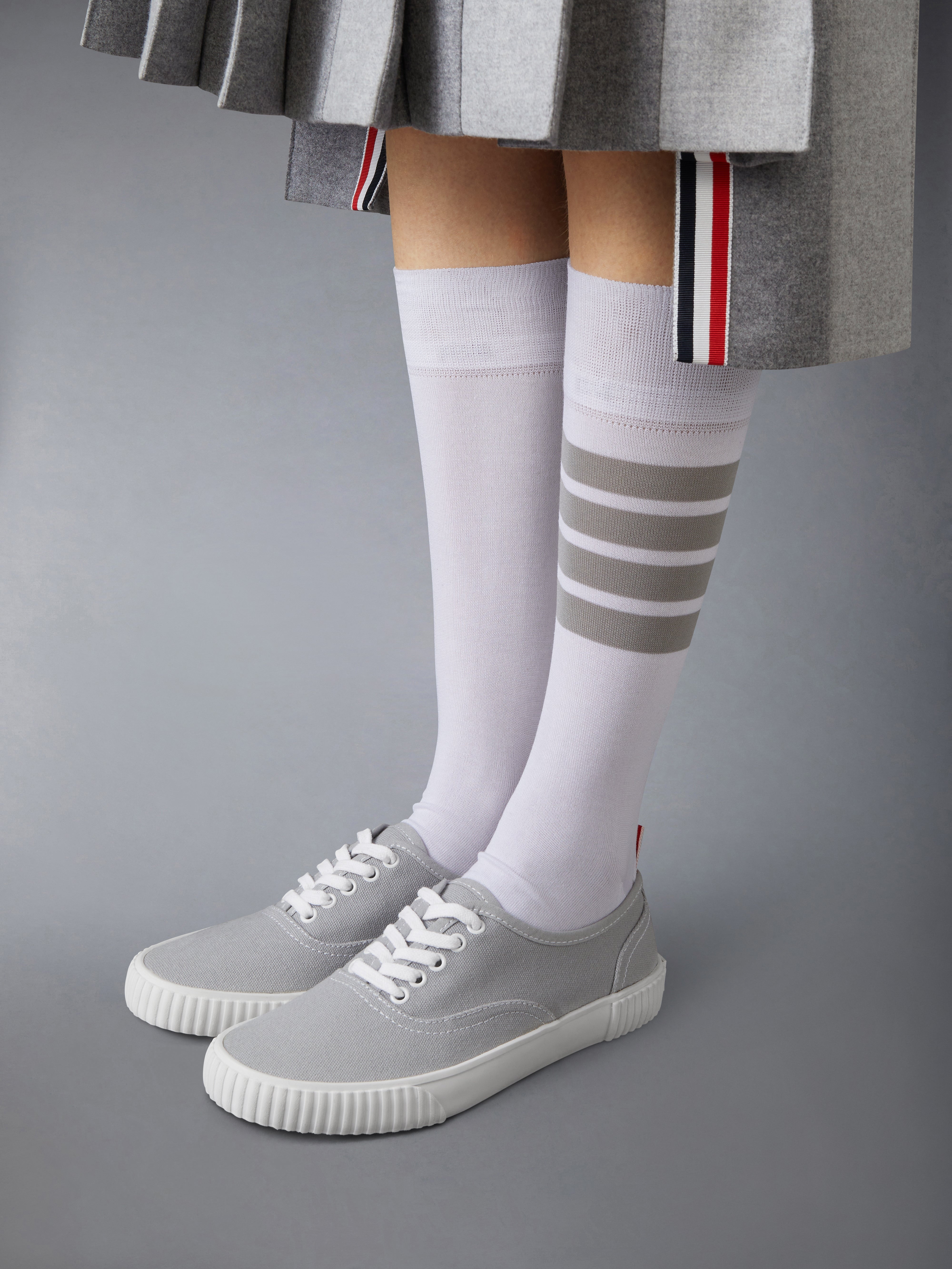 CANVAS VULCANIZED RUBBER SOLE HERITAGE SNEAKERS - 4