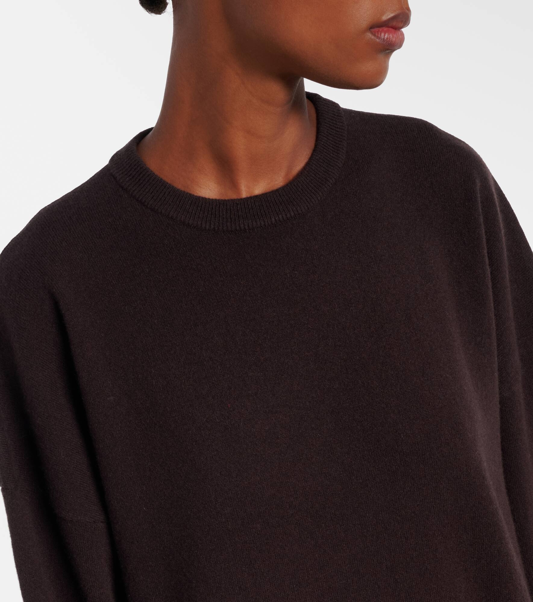 N°106 Weird Short cashmere-blend midi dress - 4