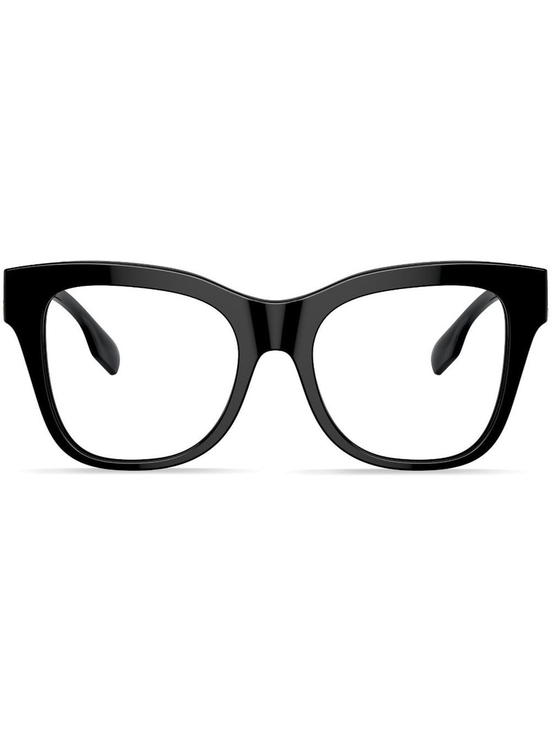 TB-motif square-frame glasses 1
