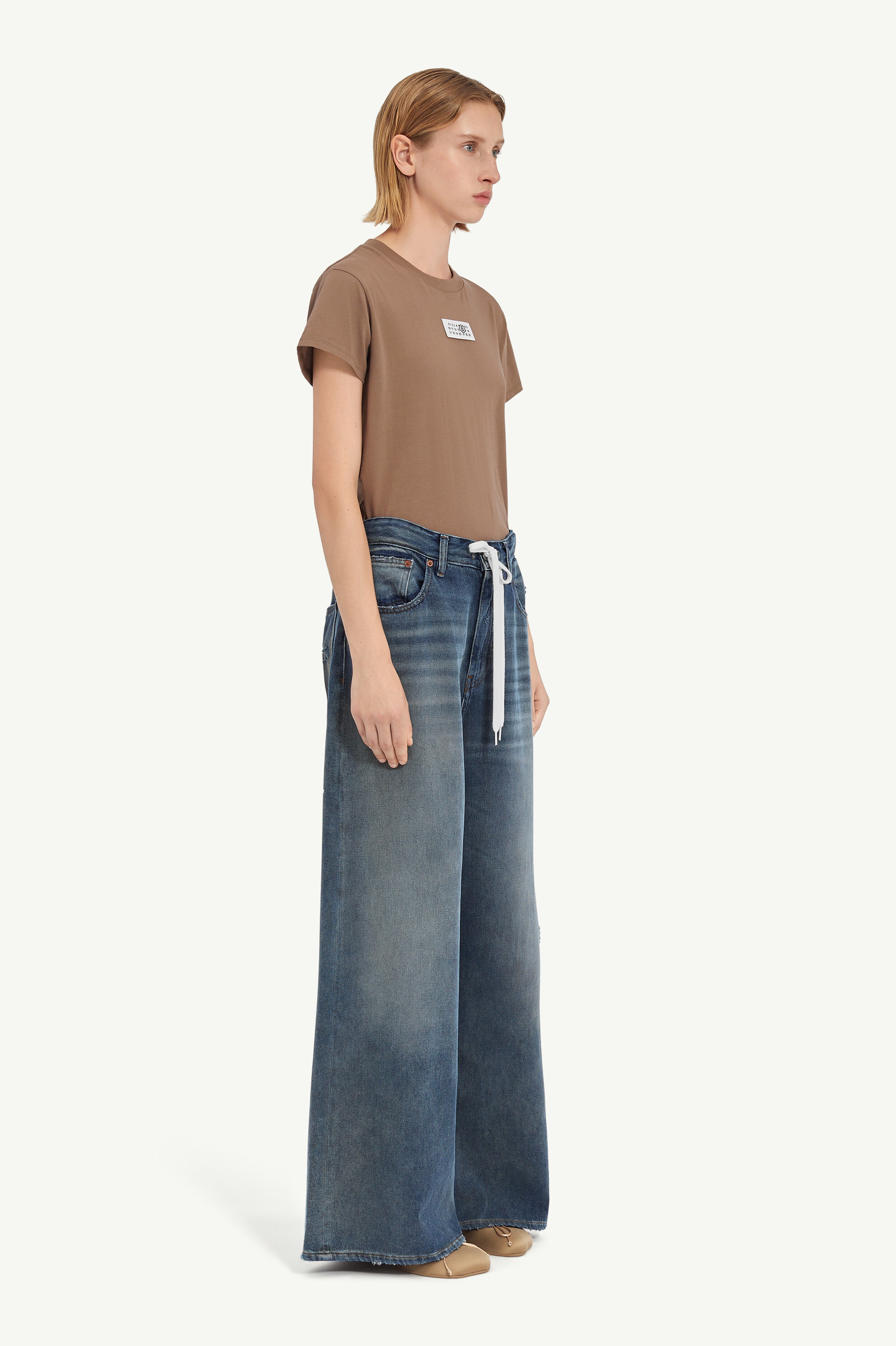 Drawstring jeans - 3