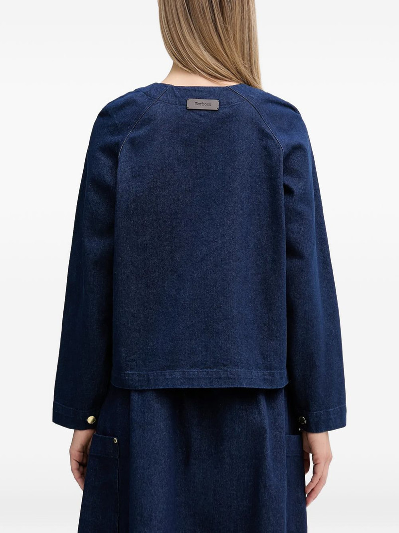 Saima zip-up denim jacket 3