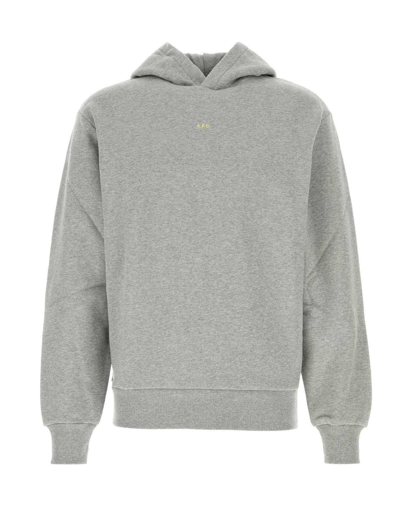 Grey Cotton Sweatshirt - 1
