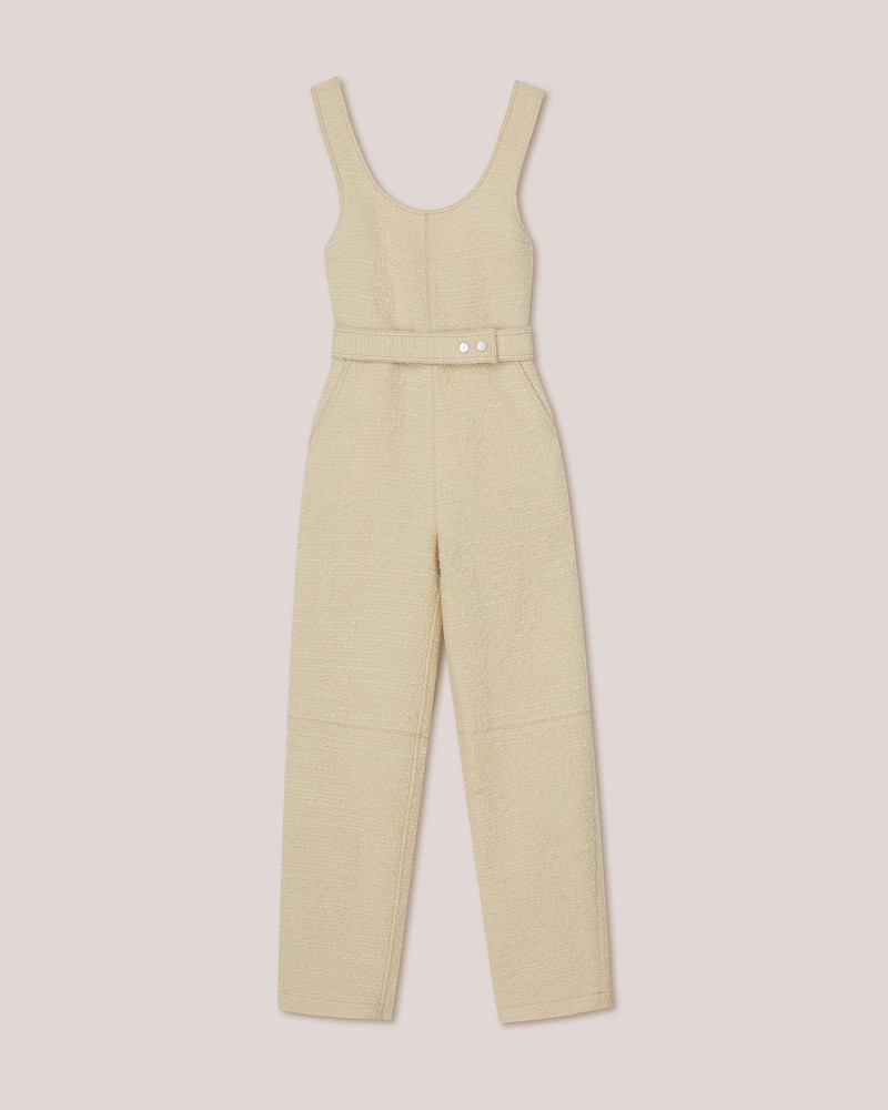 MOSA - Belted jumpsuit - Creme 1