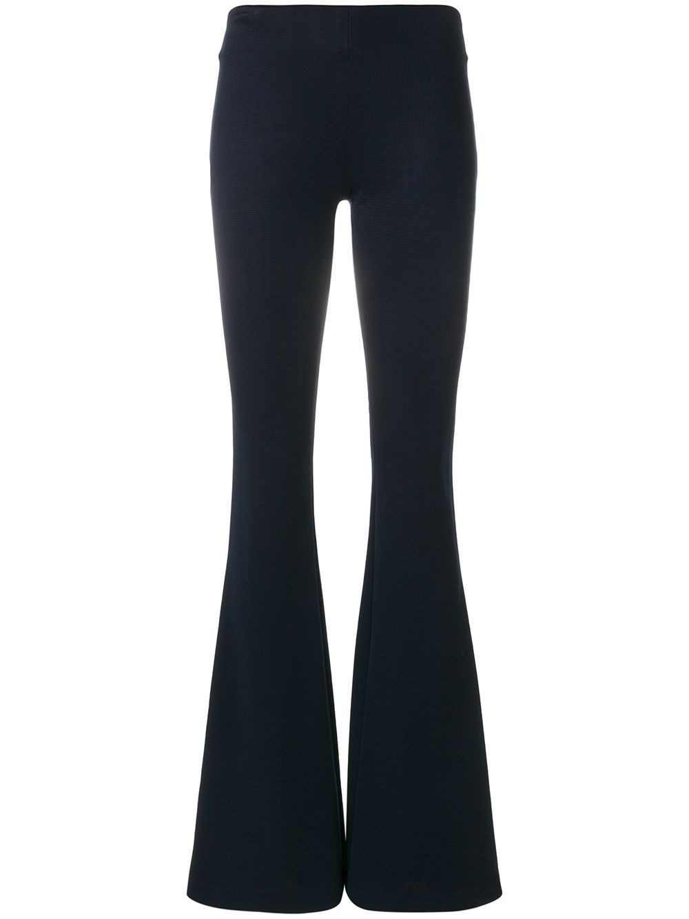 jersey flared trousers - 1
