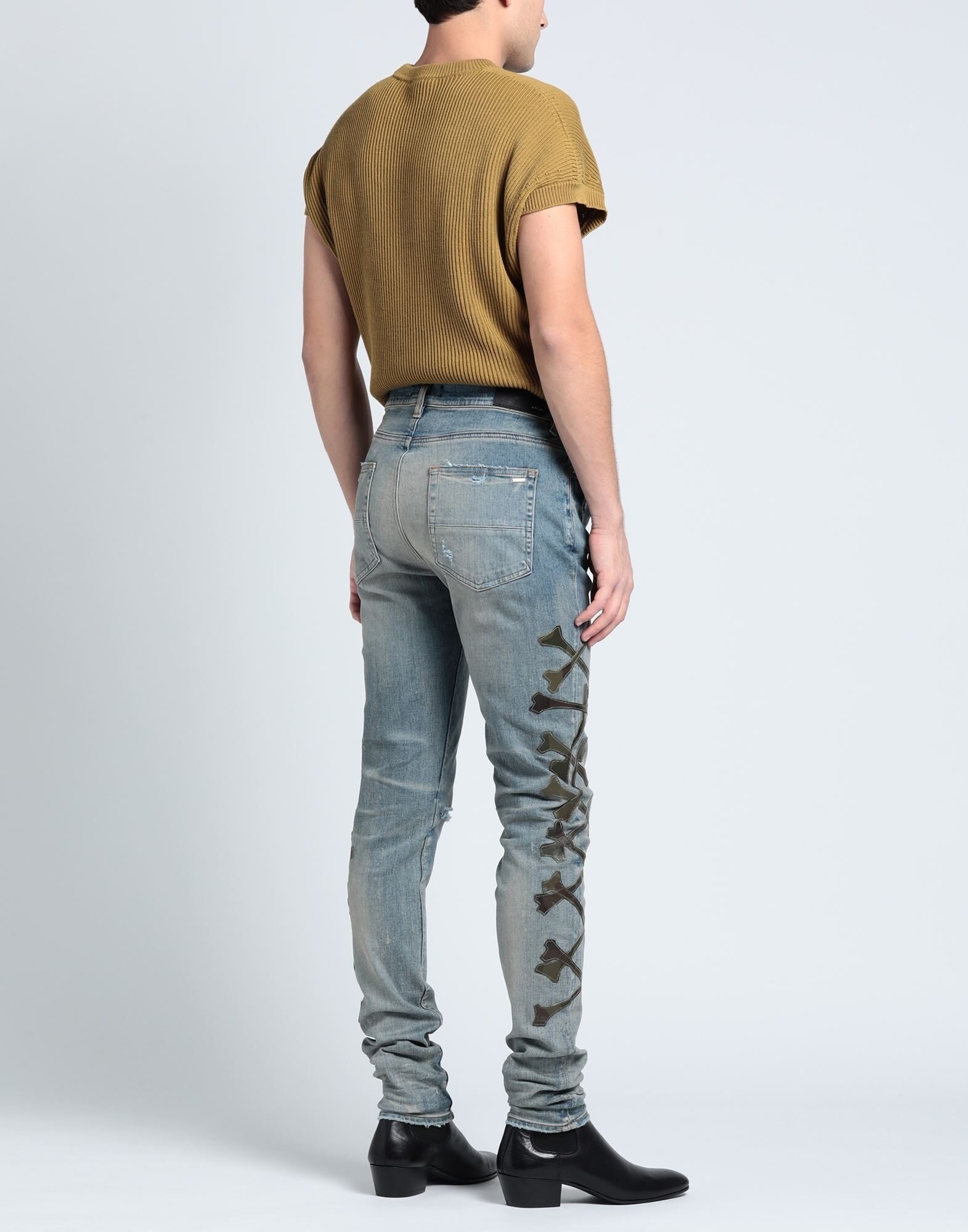 Blue Men's Denim Pants - 3