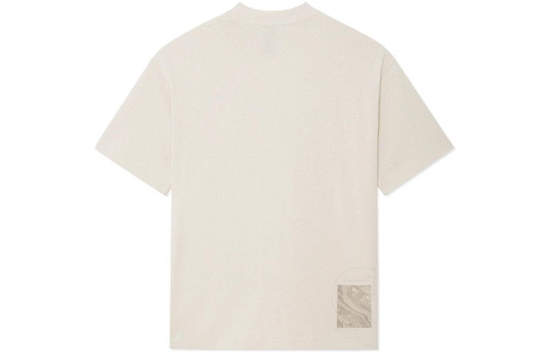 Li-Ning Li-Ning x Jackie Chan Kung Fu Pocket T-shirt 'Pearl White' AHSS205-3 outlook