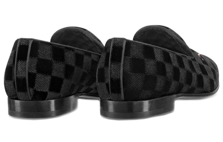 LOUIS VUITTON Auteuil Velvet Shoes 'Black' 1A4OO3 - 4