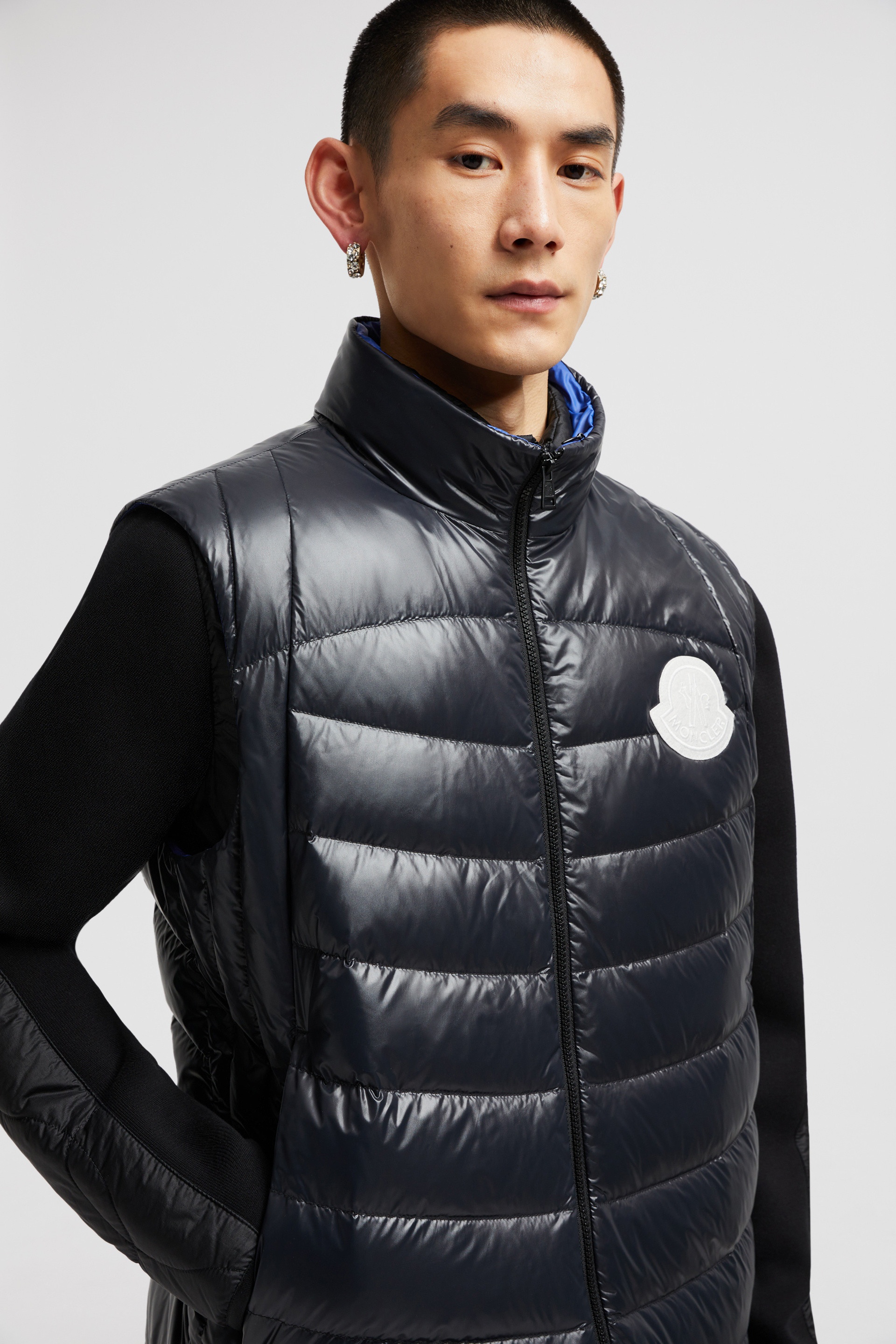 Menelao Hooded Curvy-Quilted Down Vest - 7