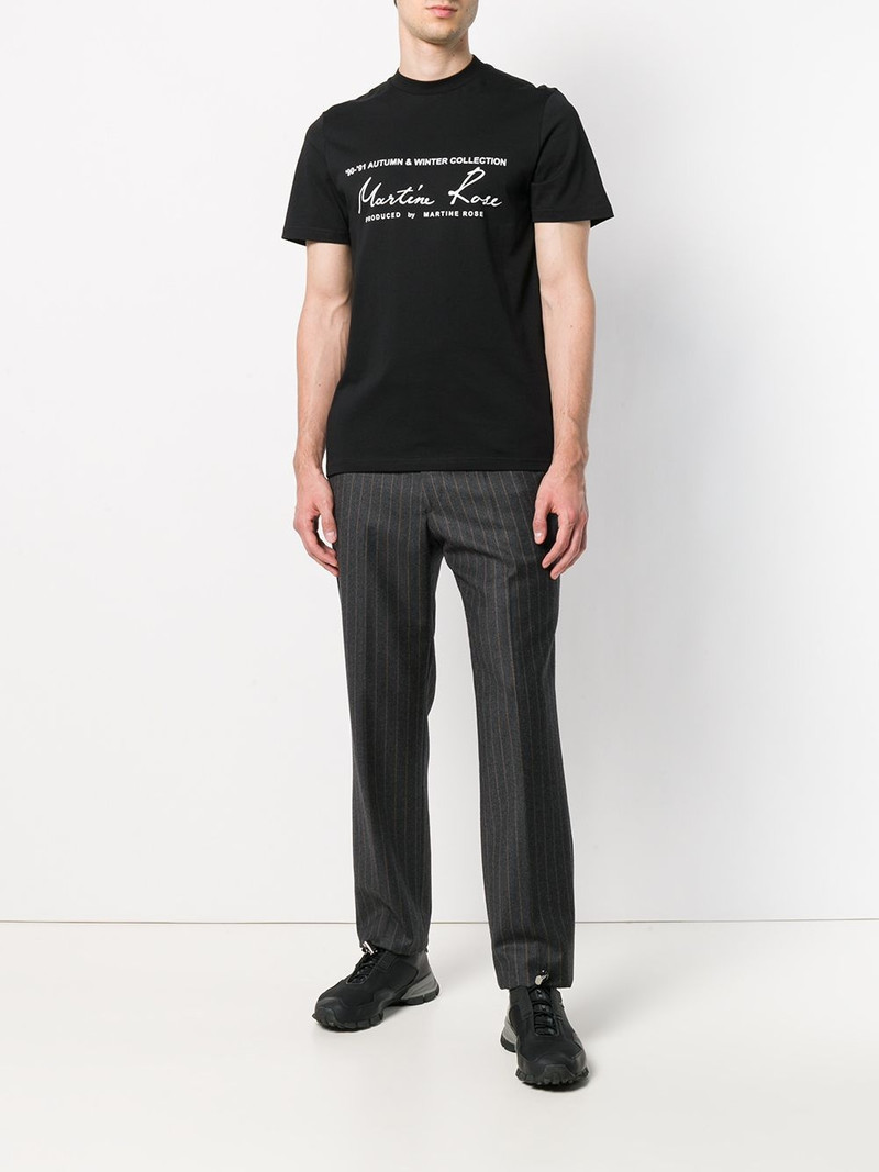 Martine Rose logo print cotton T-shirt outlook