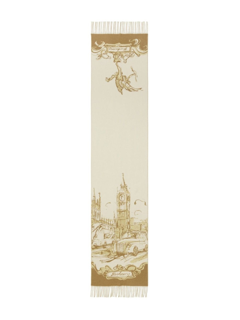 Burberry Westminster cashmere scarf outlook
