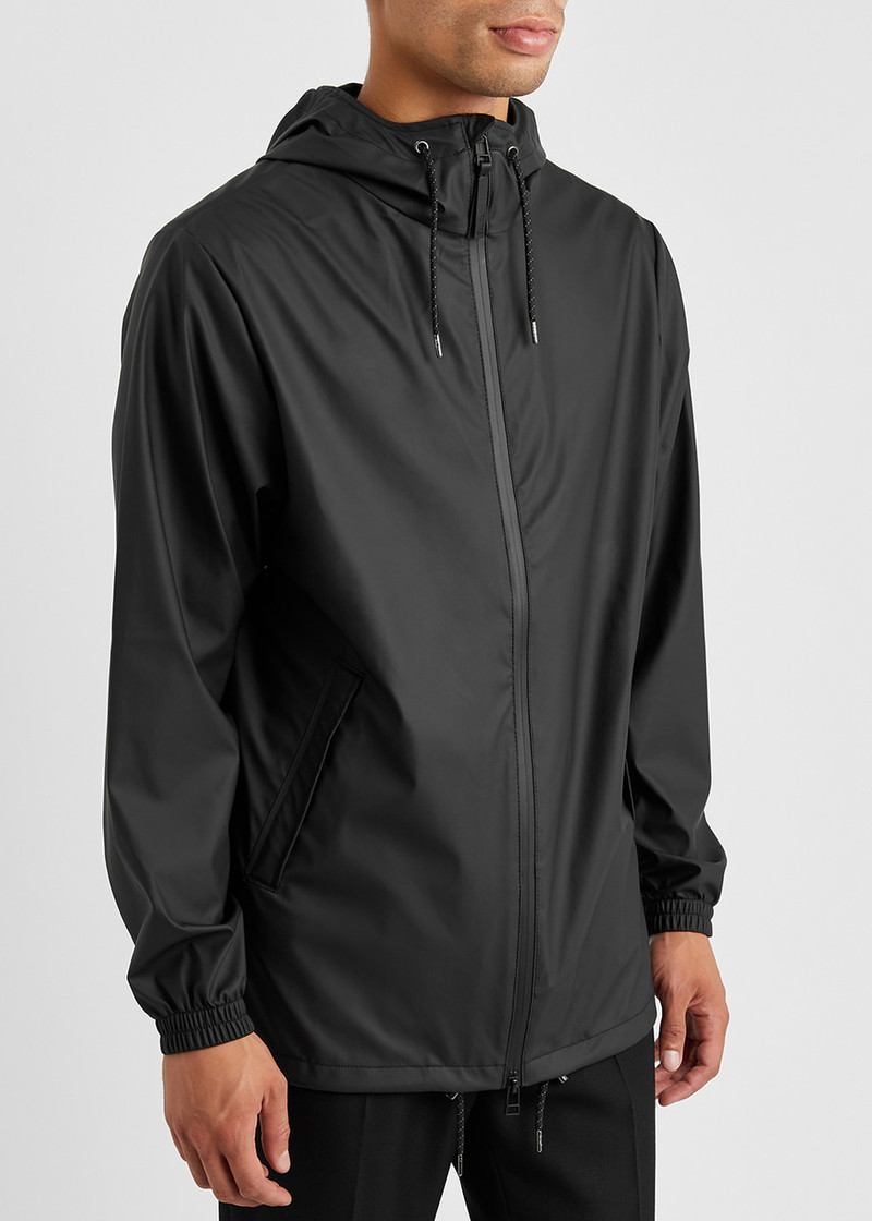 RAINS Storm Breaker rubberised raincoat outlook