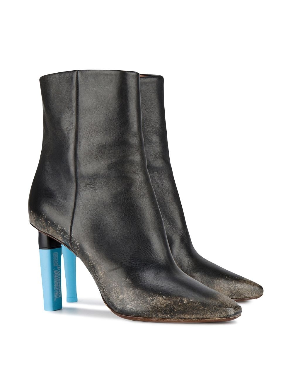 Gypsy Ankle Boot with Blue Highlighter Heel - 3
