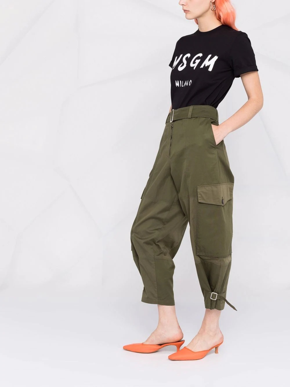 logo-print short-sleeved T-shirt - 4