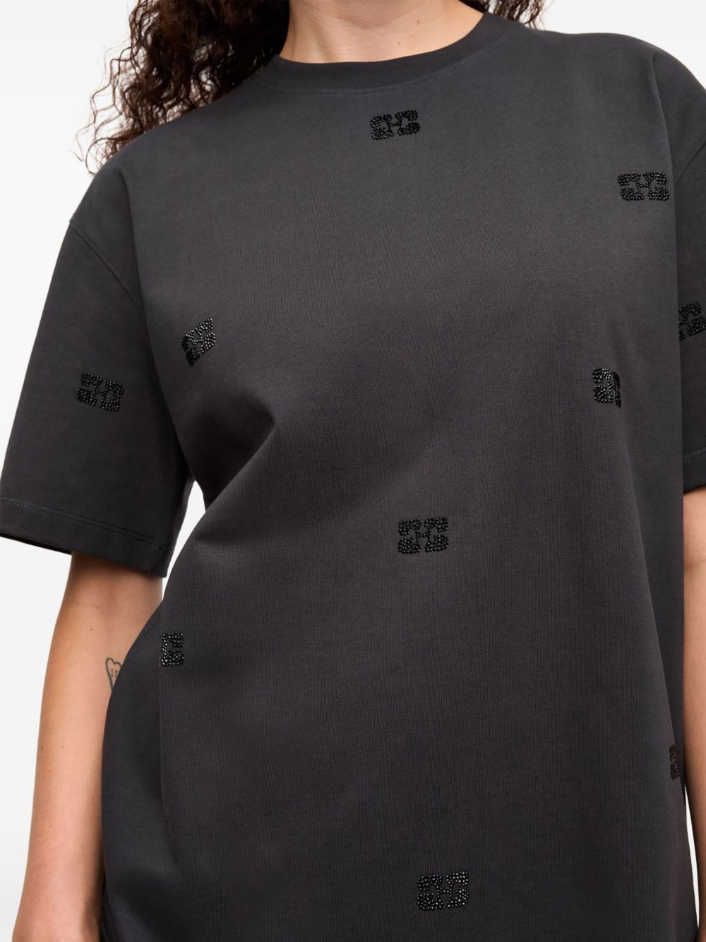logo-embellished T-shirt - 5
