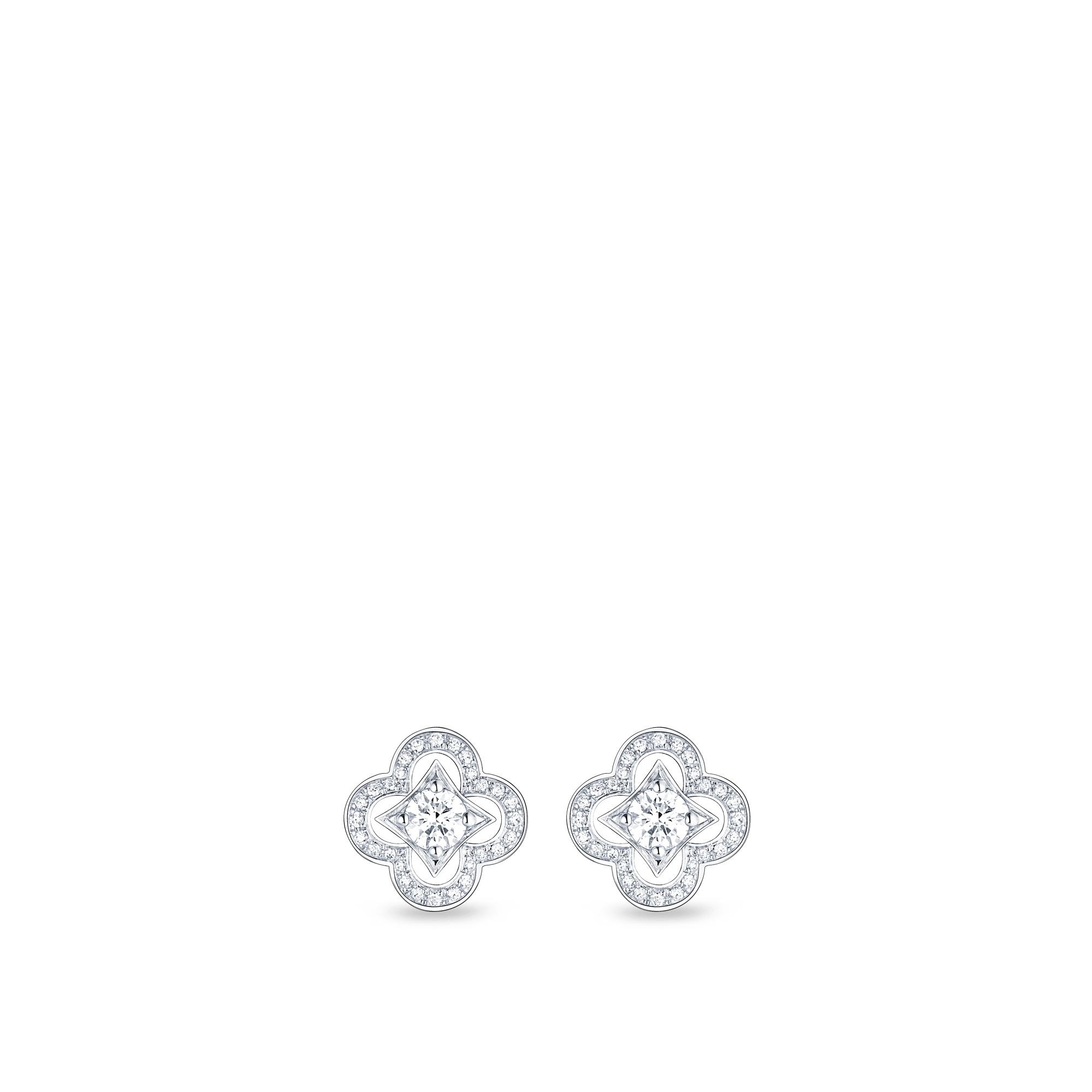 Les Ardentes Ear Stud, White Gold And Diamonds - Per Unit - 3