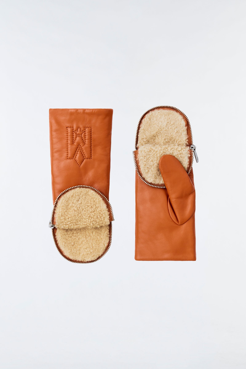 MACKAGE TYRESA Shearling-lined mittens outlook