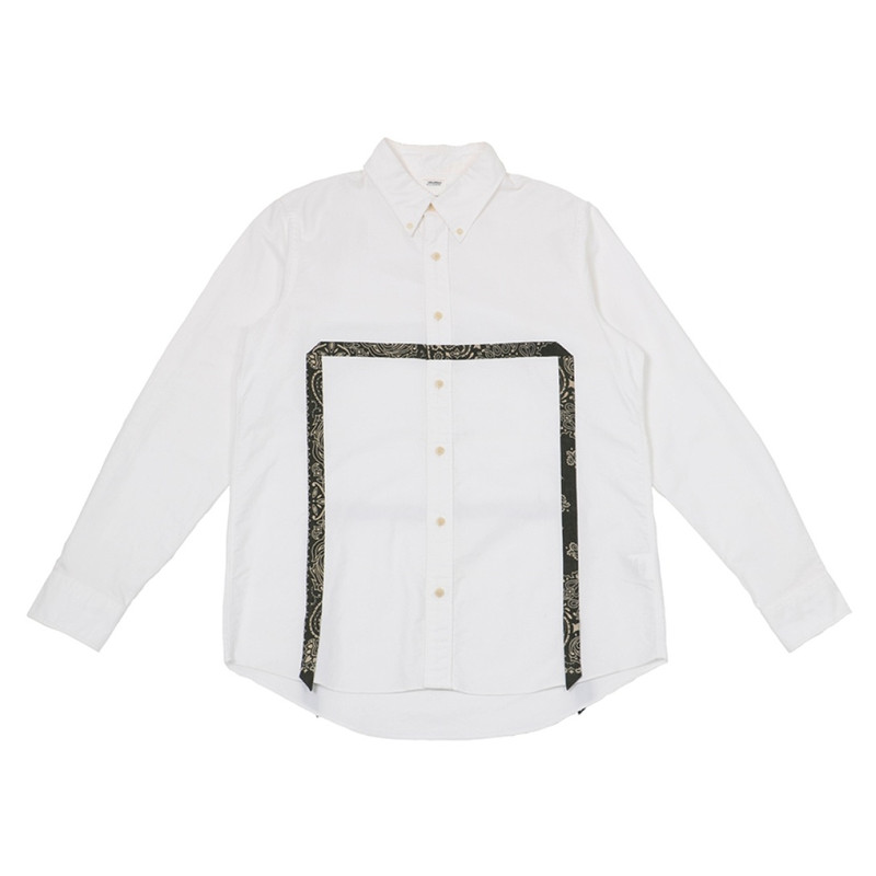 V+V 5-NATION SHIRT L/S (GIZA OX) WHITE - 1