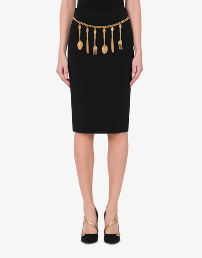 Moschino CUTLERY CHARMS CADY SKIRT outlook