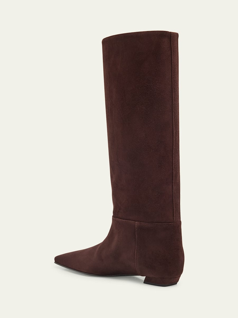Proenza Schouler Trap Flat Leather Knee-High Boots outlook