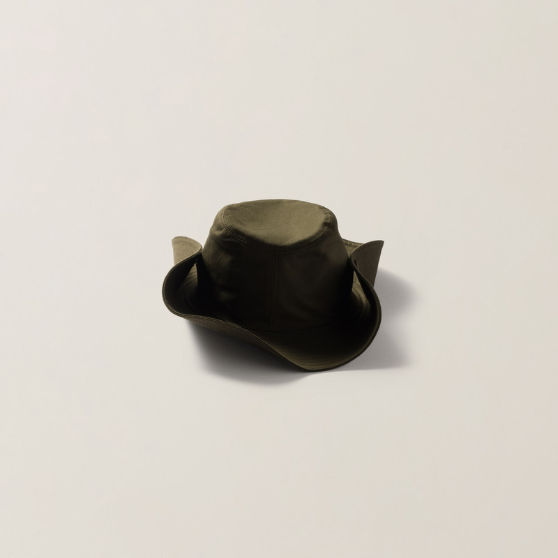 Miu Miu Drill cowboy hat outlook