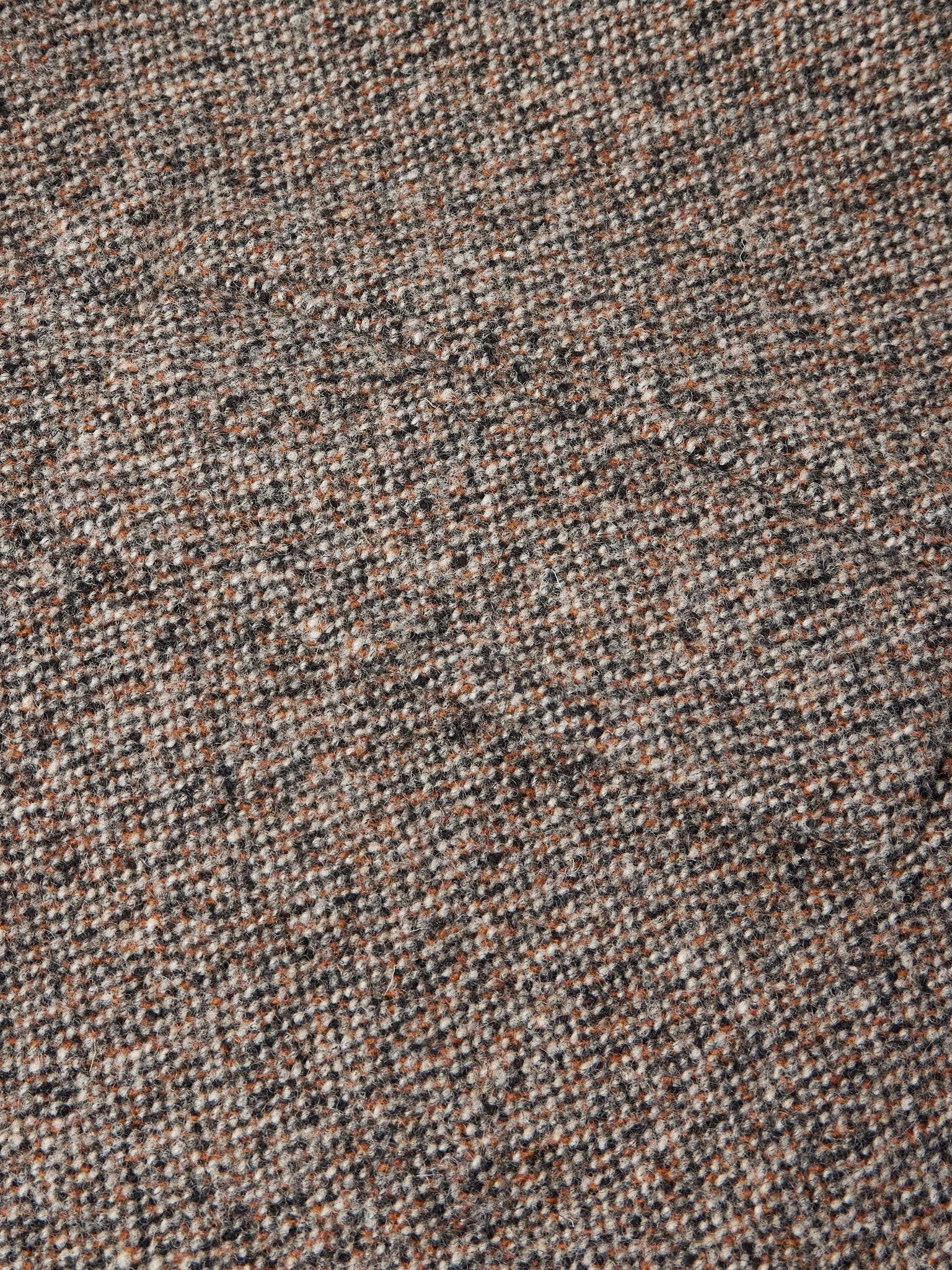 Wool-Blend Tweed Overcoat Light brown - 6