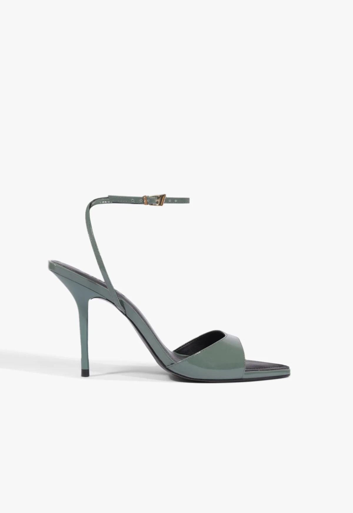 Elodie Buckle Patent Leather Sandal - 1