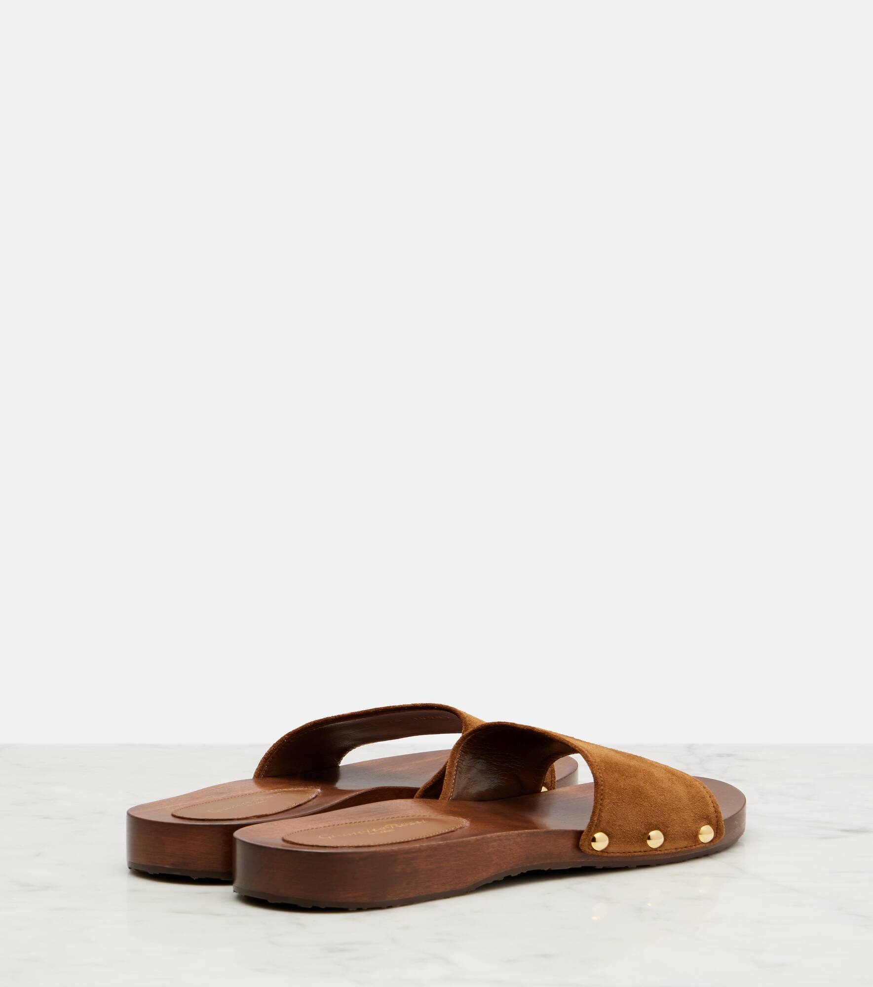 Riviera suede slides - 2