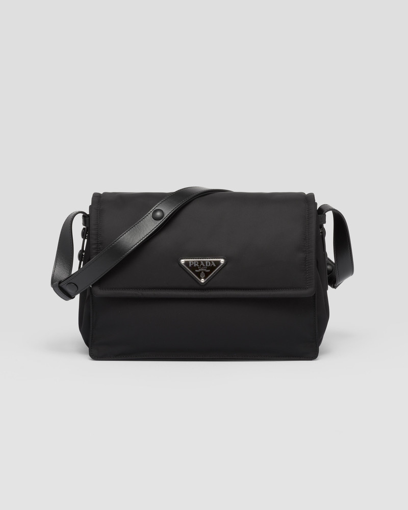 Medium padded Re-Nylon shoulder bag 1
