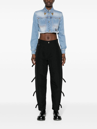 VERSACE JEANS COUTURE cropped denim jacket outlook