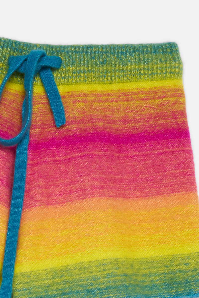 The Elder Statesman BLURRY STRIPE LOUNGE SHORT outlook