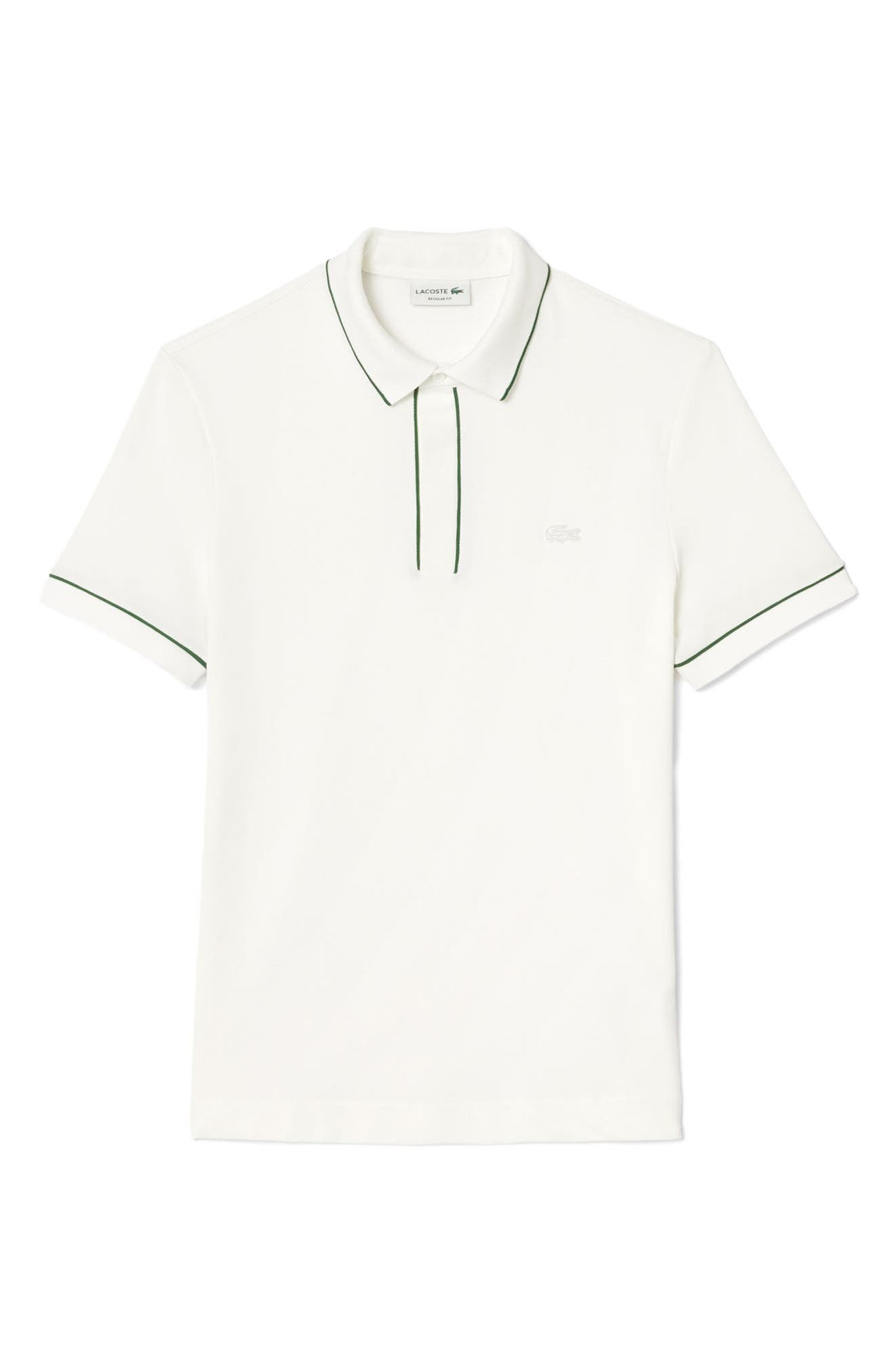 Regular Fit Tipped Piqué Polo - 4