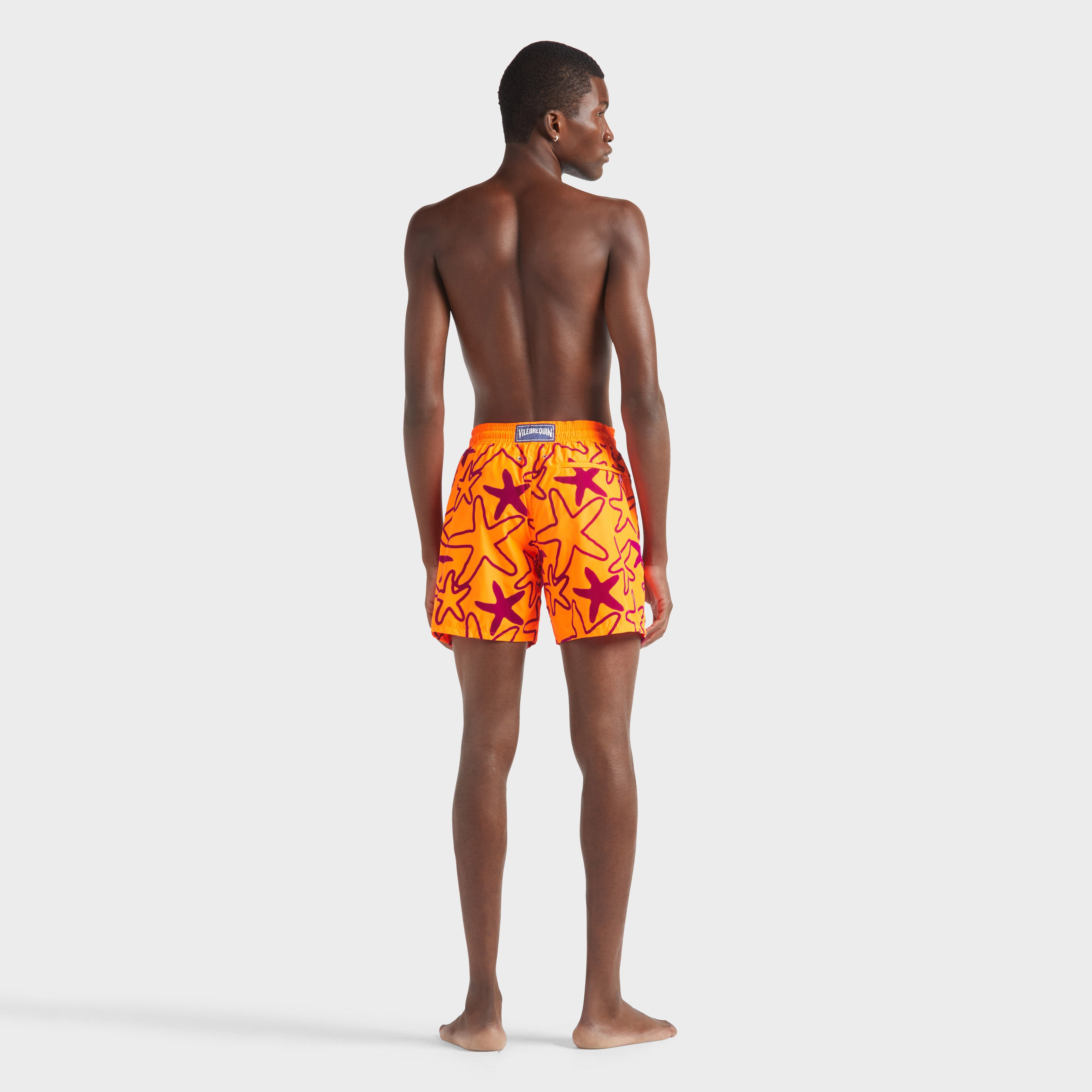 Men Ultra-light and packable Swim Shorts Flocked Starlettes - 4