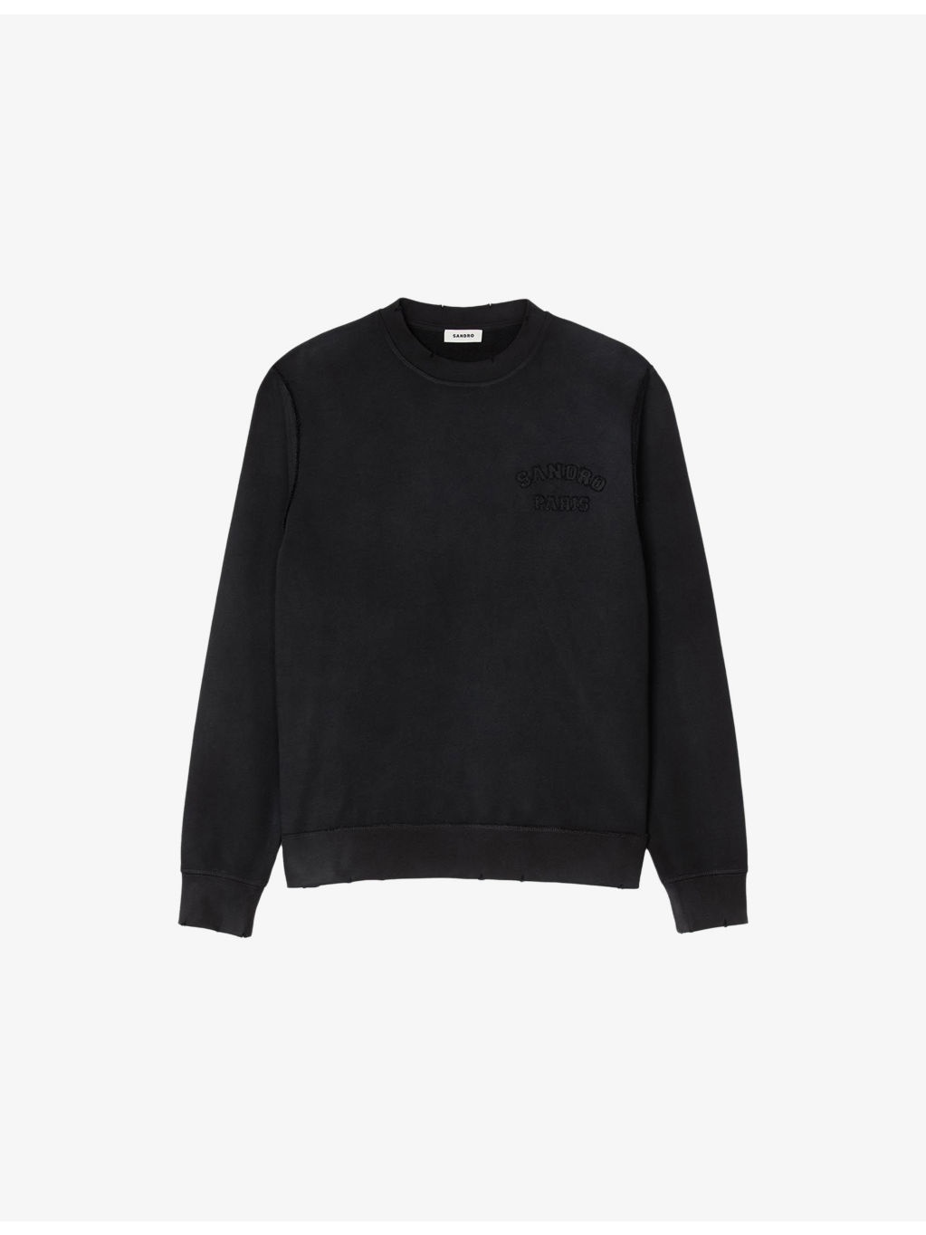 Logo-Embroidered Crewneck Cotton Sweatshirt - 1