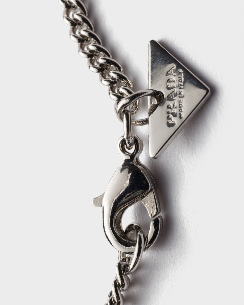 Enameled metal necklace 4