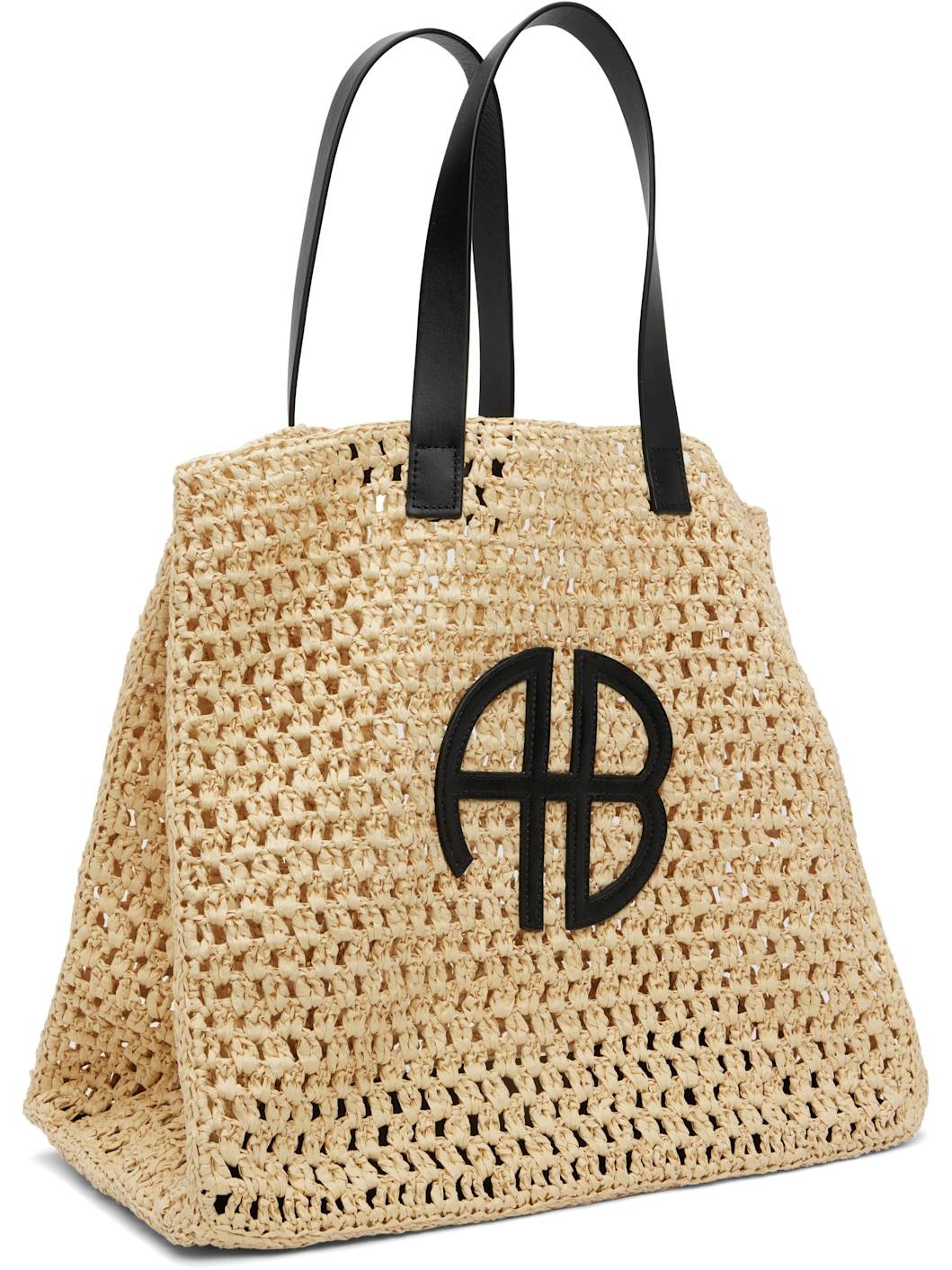 Beige & Black Large Rio Tote - 2
