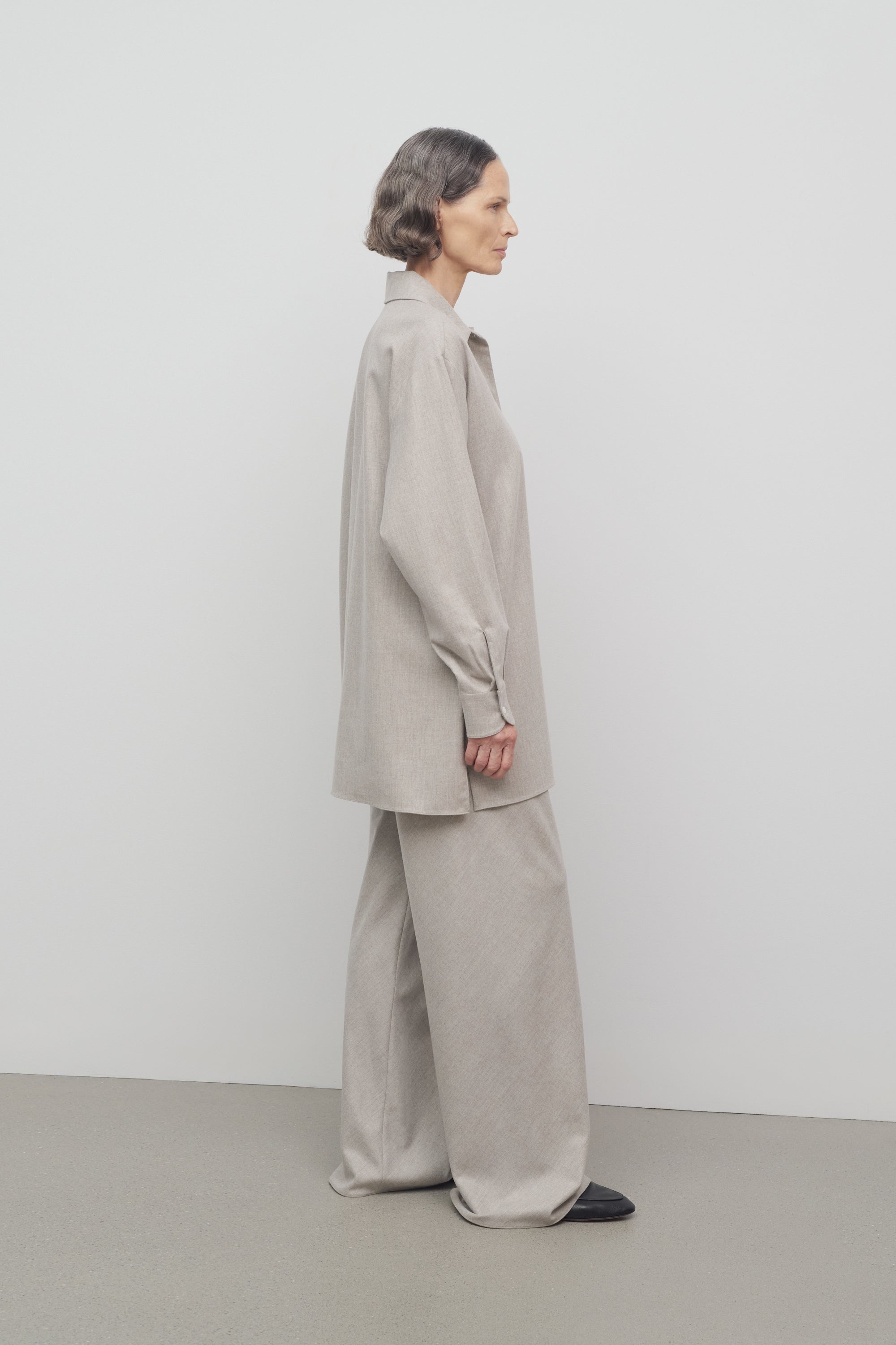 Gala Pant in Wool and Cashmere - 4