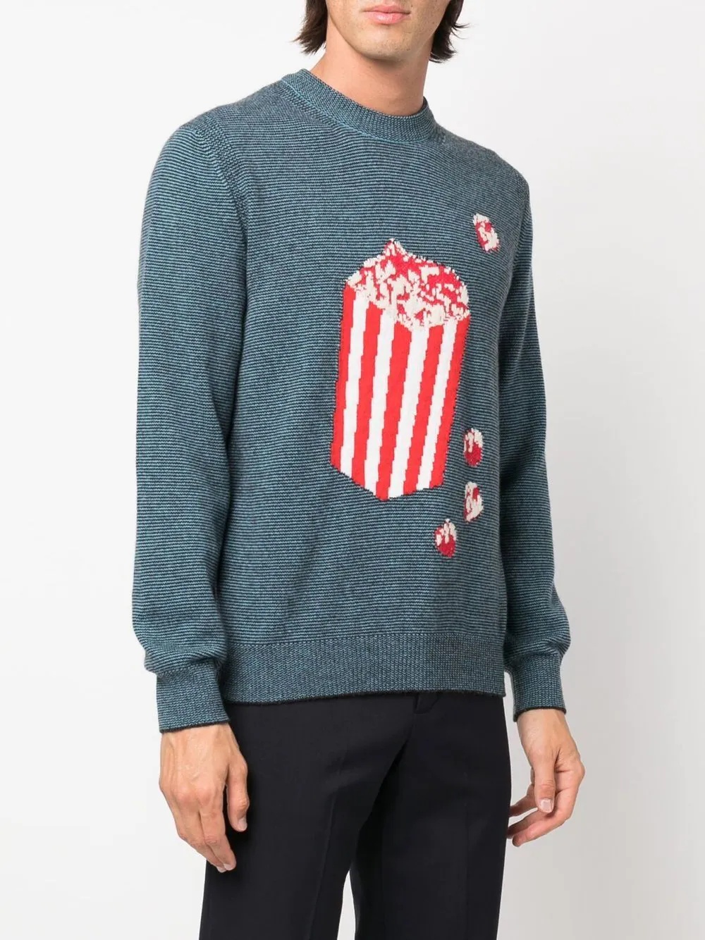 Popcorn crew-neck jumper - 3